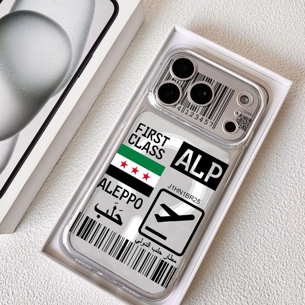 Phone Cases With Magsafe - plane travel ticket syria Phone Case