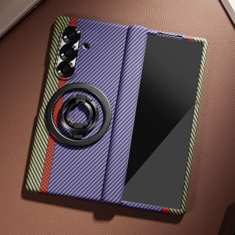 Phone Cases With Magnet - Strong Magnetic Magnet Folding Stand Carbon