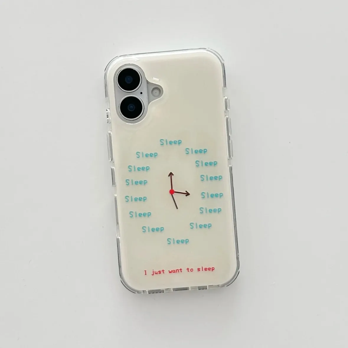 Phone Cases Customized - Ins Wind Creative Sleep Clock Personalized