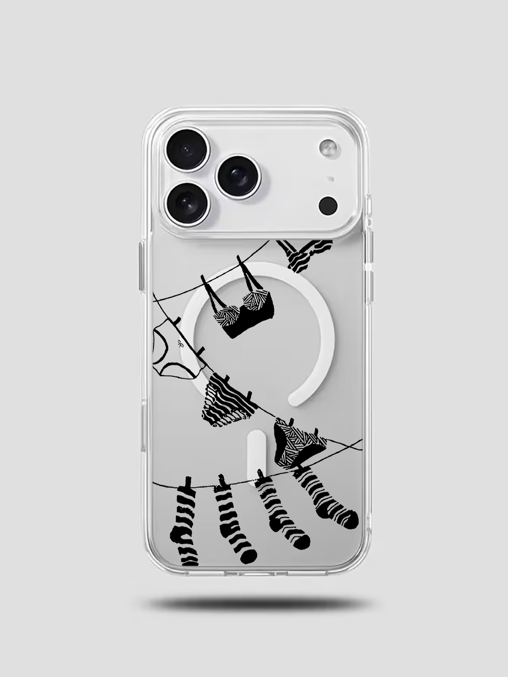 Phone Cases With Magsafe - Fashion Creative INS Clear Phone Case