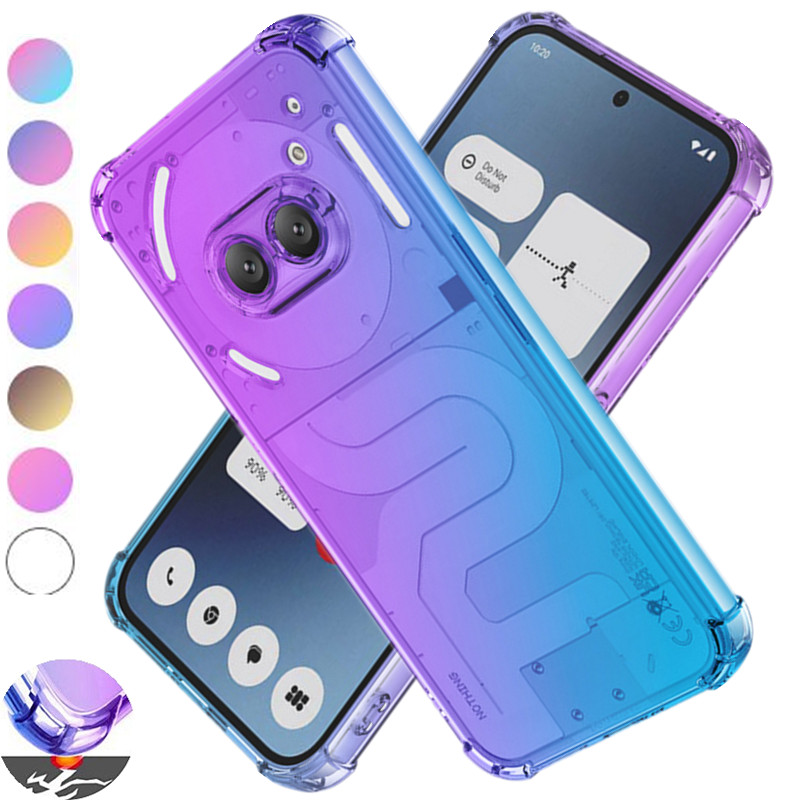 Phone Cases Nothing 3A - Four-corners Shockproof Gradient TPU Case for