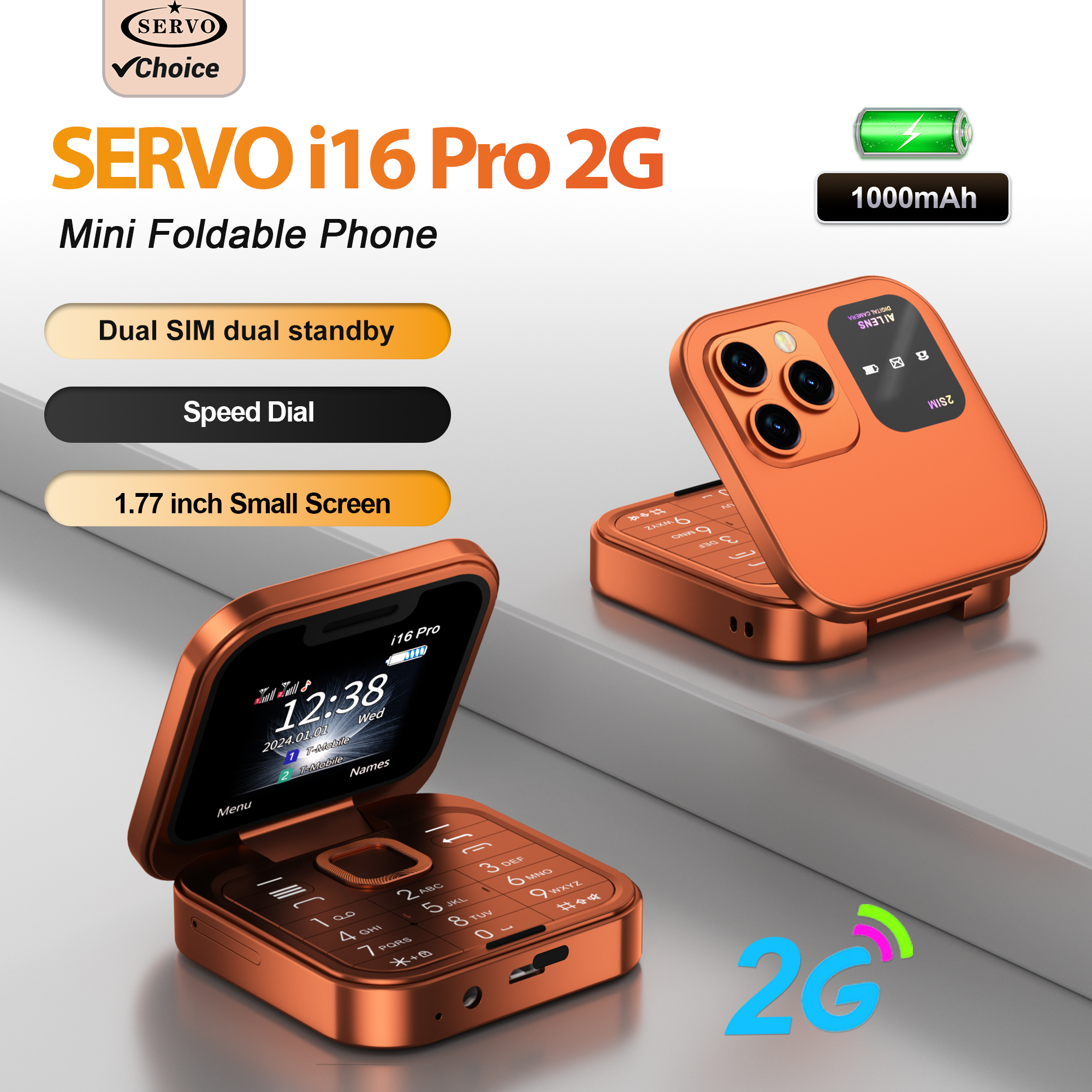 Phone Cases Verizon - SERVO Mini Flip Mobile Phone Speed