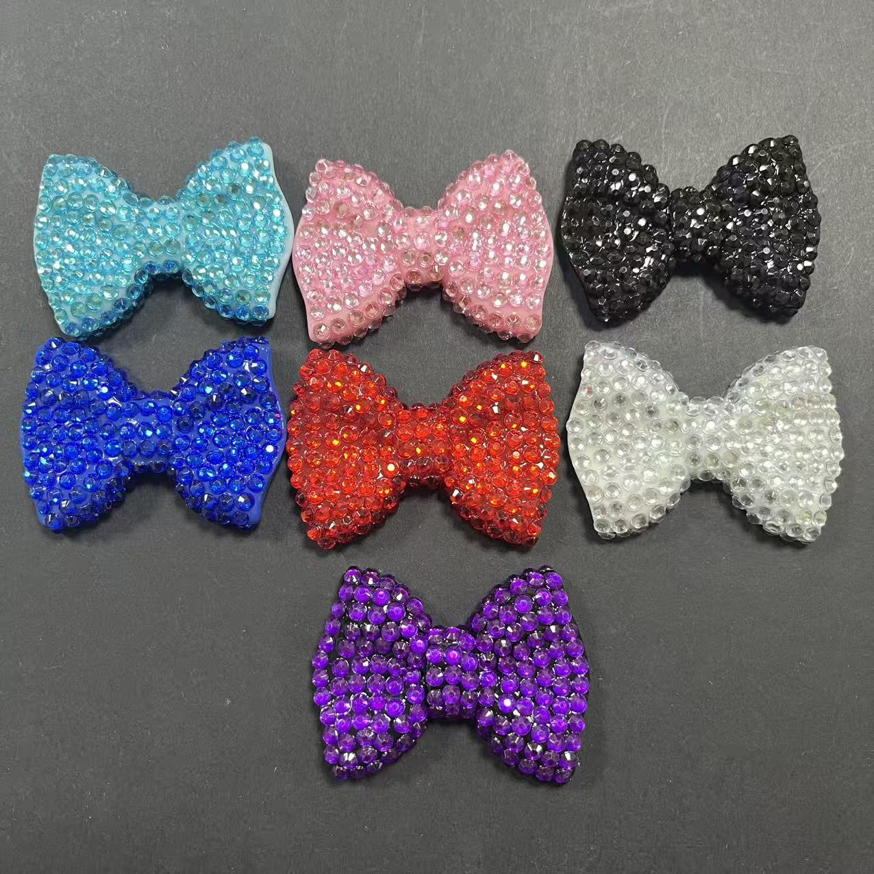 Phone Cases Europe - 2Pcs Kawaii Bling Pink Diamond Bow