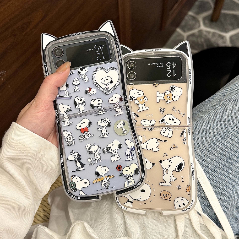 Phone Cases Brown - 3D Cute Cartoon Snoopy Charlie Brown