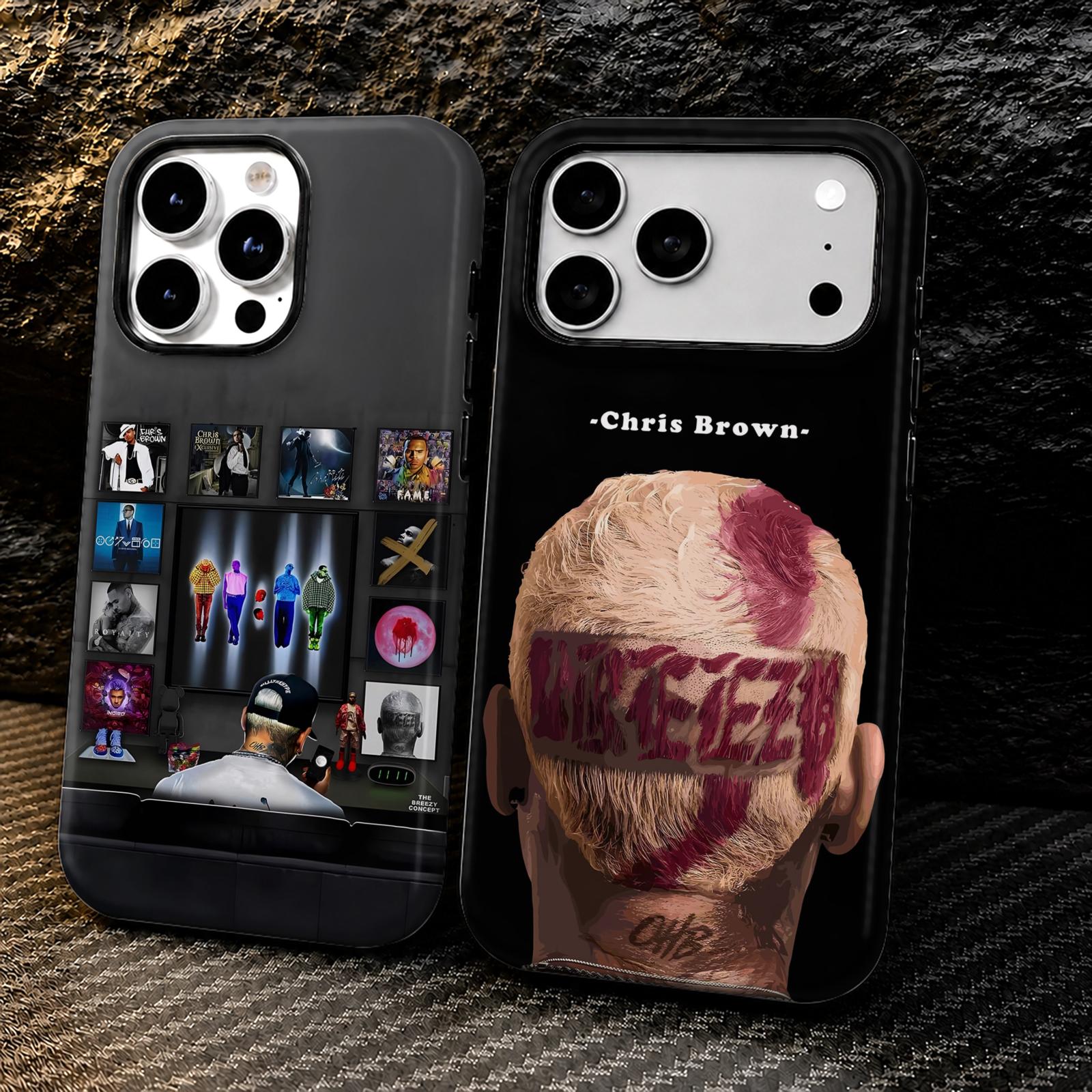 Phone Cases Iphone 16 - Rap C-Chris B-Brown Phone Case For
