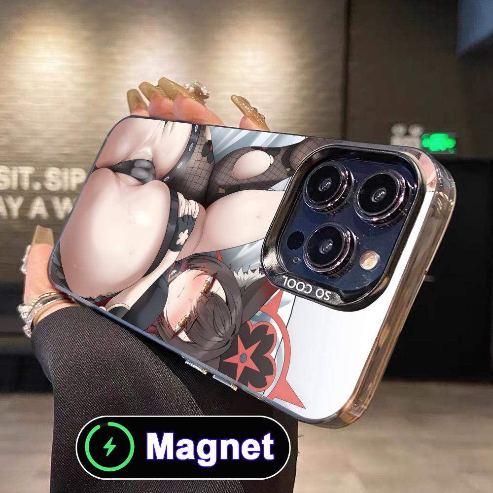 Phone Cases With Magnet - Anime Hentai Waifus Phone Case for