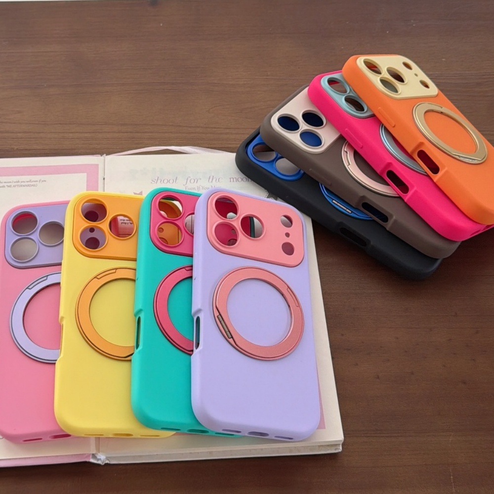 Phone Cases With Magsafe - INS Magnetic 360° Rotating Bracket Phone