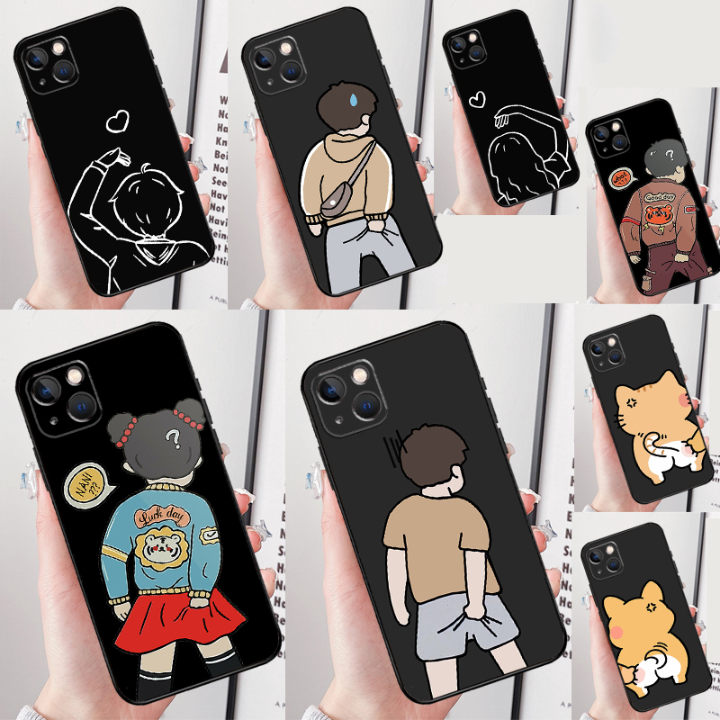 Cartoon Couple Love Boy Girl P - Phone Cases Xr Boys recension och pris