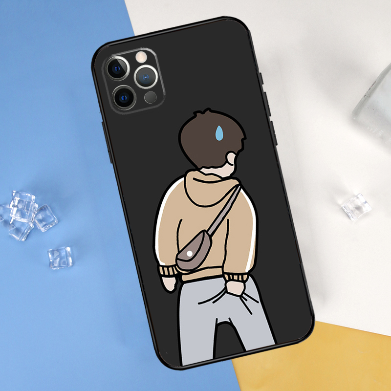 Cartoon Couple Love Boy Girl P - Phone Cases Xr Boys recension och pris