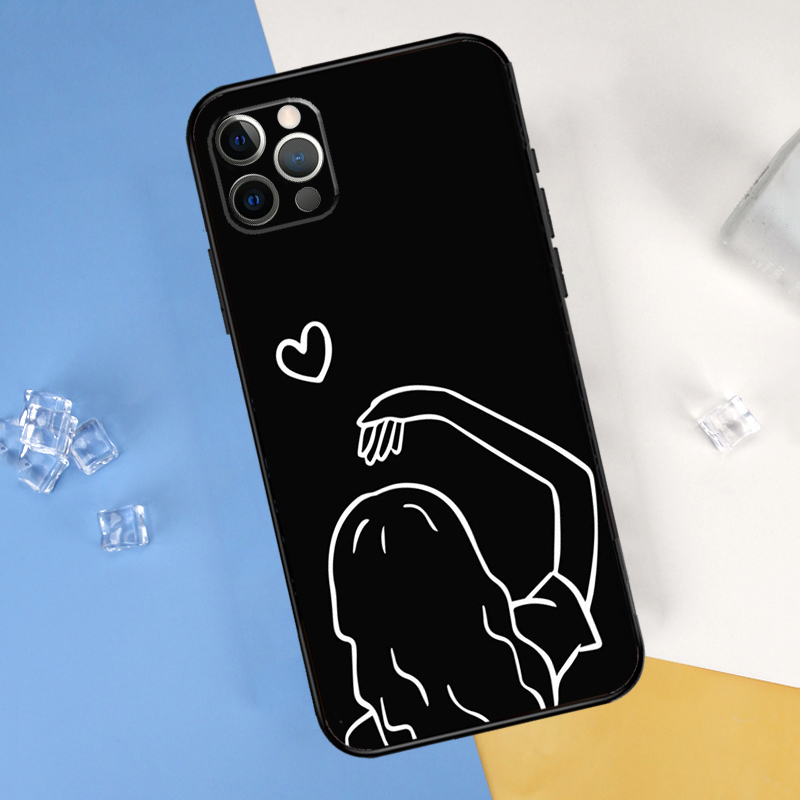 Cartoon Couple Love Boy Girl P - Phone Cases Xr Boys recension och pris