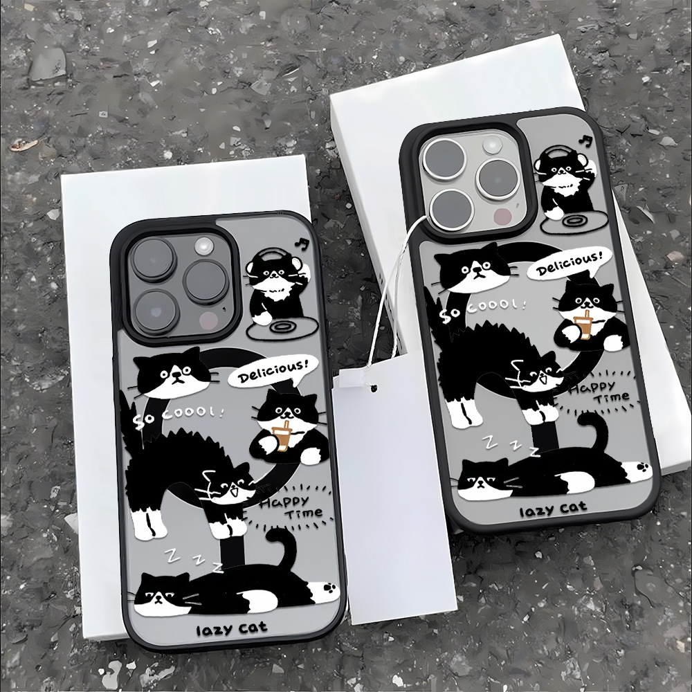 Funny Black Cat Wireless Charg - Phone Cases With Magsafe recension och pris