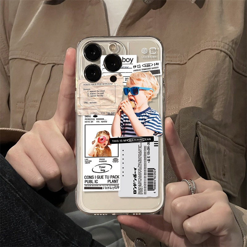 Fashion Blonde Little Boy Phon - Phone Cases Xr Boys recension och pris