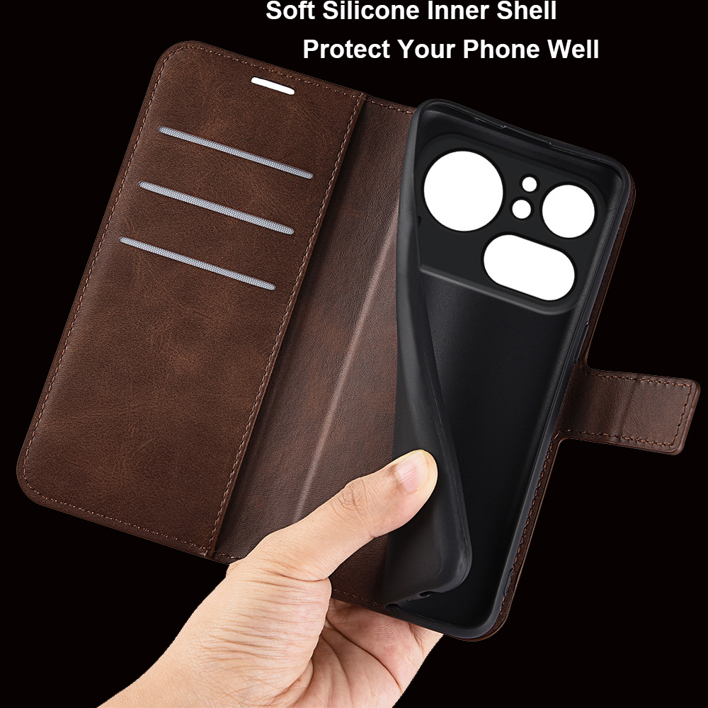 Premium Calf Leather Flip Case - Phone Cases Nothing 3A recension och pris