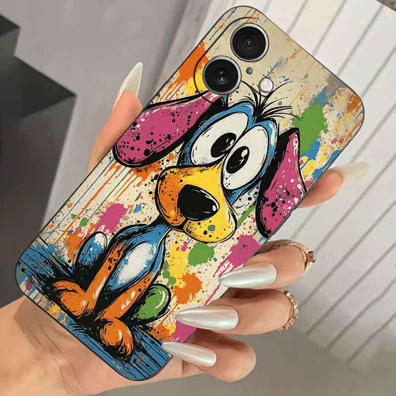 Graffiti Colored Puppy TPU Pho - Phone Cases Iphone 16 recension och pris
