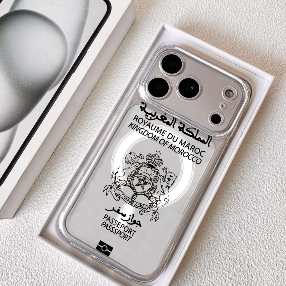 Cool Morocco Passport Phone Ca - Phone Cases With Magsafe recension och pris