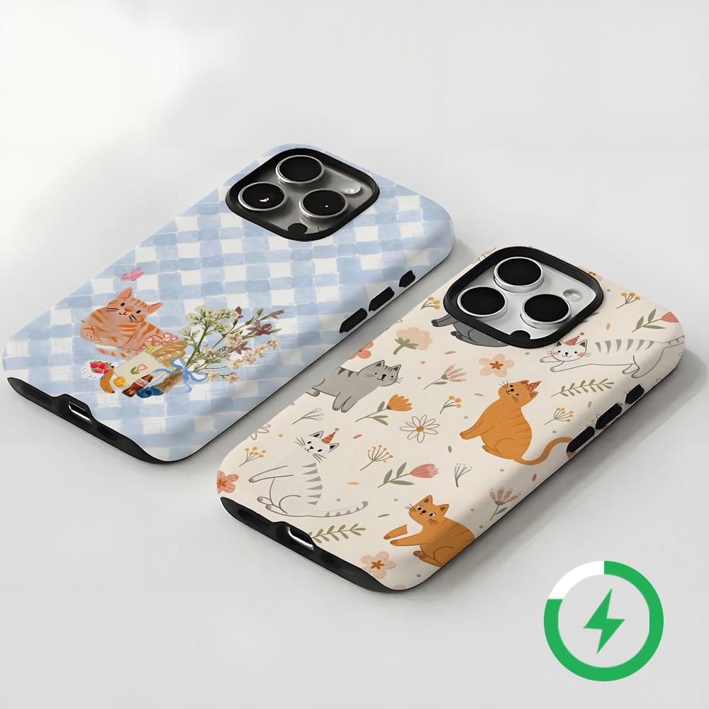 Cute cats and dogs  Phone Case - Phone Cases Iphone 16 recension och pris