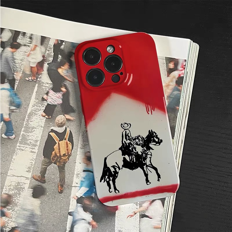 Ins Korean Red Riding Boy Phon - Phone Cases Xr Boys recension och pris