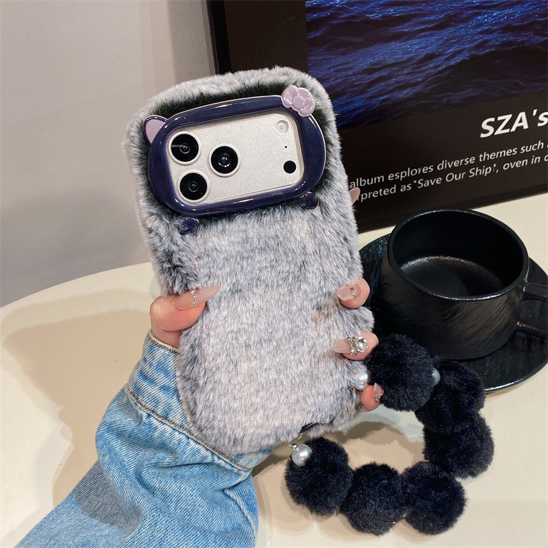 Luxury Solid Colors Furry Plus - Phone Cases Iphone 16 recension och pris