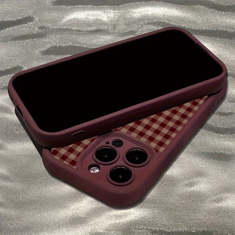 Wine Red Vintage Red-Brown Pla - Phone Cases Brown recension och pris