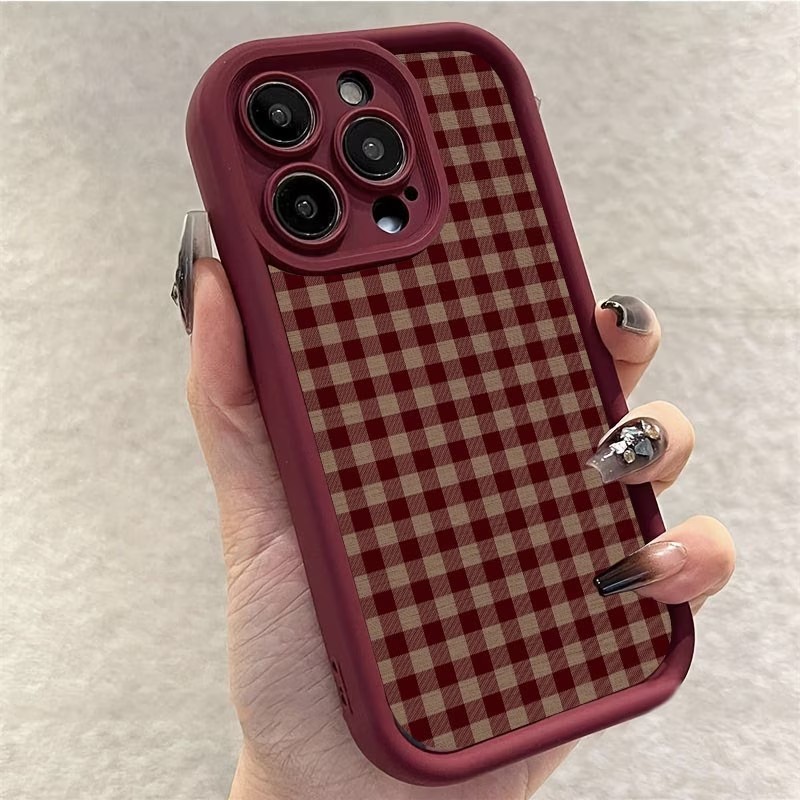Wine Red Vintage Red-Brown Pla - Phone Cases Brown recension och pris