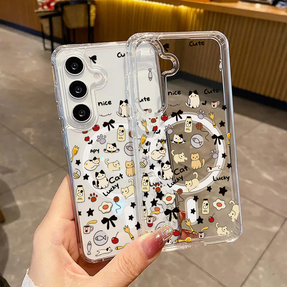 Cute Cat Magnetic Phone Case F - Phone Cases With Magsafe recension och pris