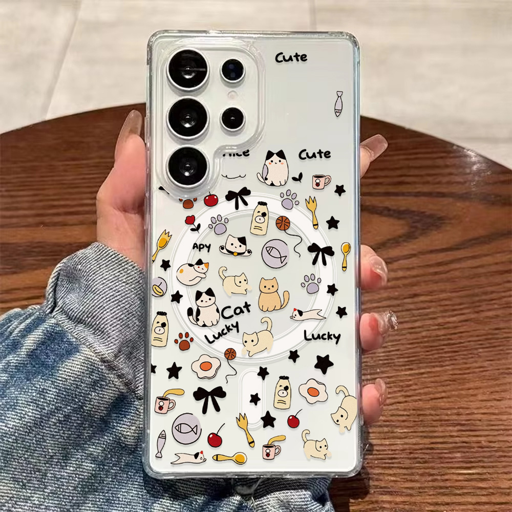 Cute Cat Magnetic Phone Case F - Phone Cases With Magsafe recension och pris