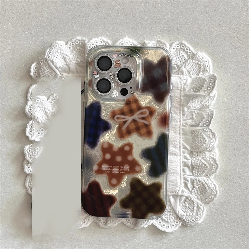 Korean Winter Cute Brown Check - Phone Cases Brown recension och pris