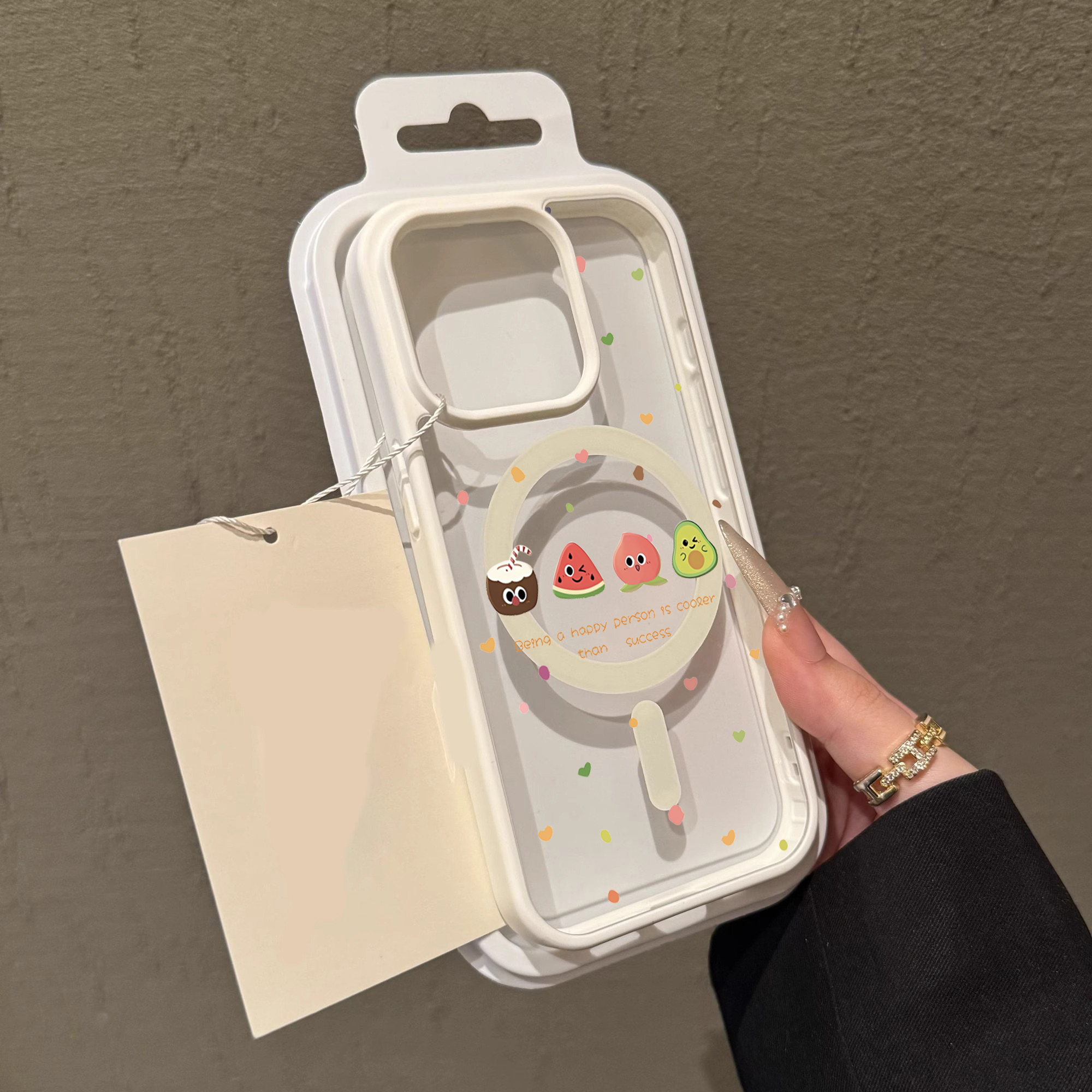 Cute Cherry Fruit Clear Case F - Phone Cases With Magsafe recension och pris