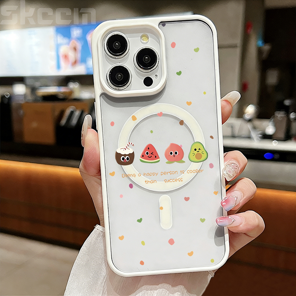 Cute Cherry Fruit Clear Case F - Phone Cases With Magsafe recension och pris