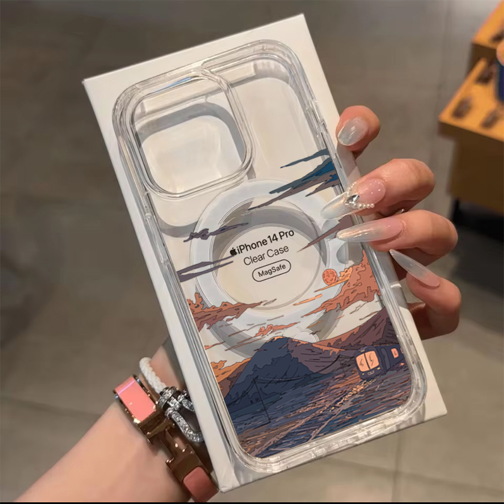 Sunset Pattern Fashion Phone C - Phone Cases With Magsafe recension och pris