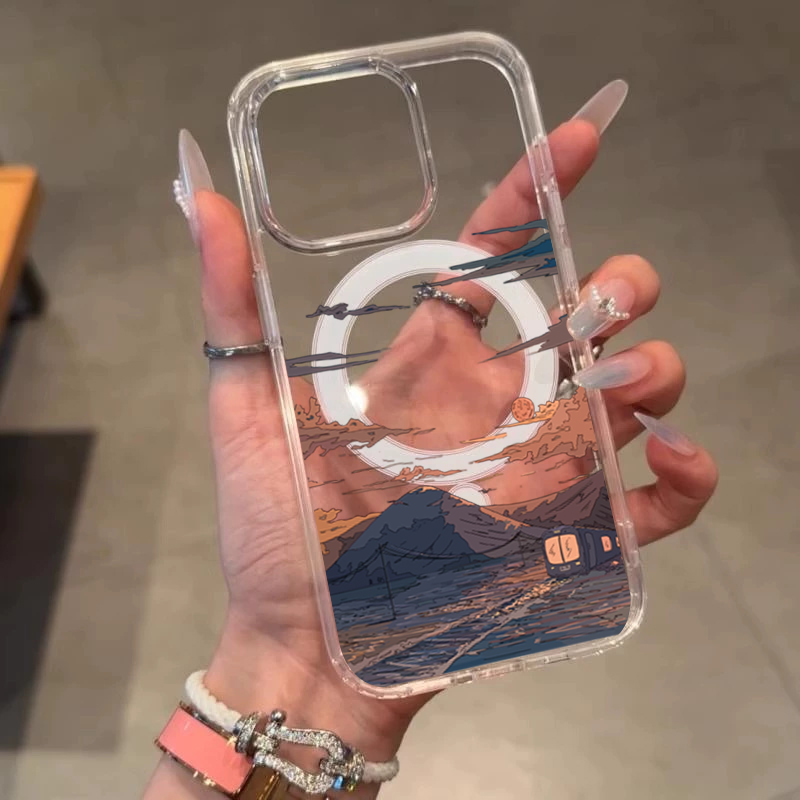 Sunset Pattern Fashion Phone C - Phone Cases With Magsafe recension och pris