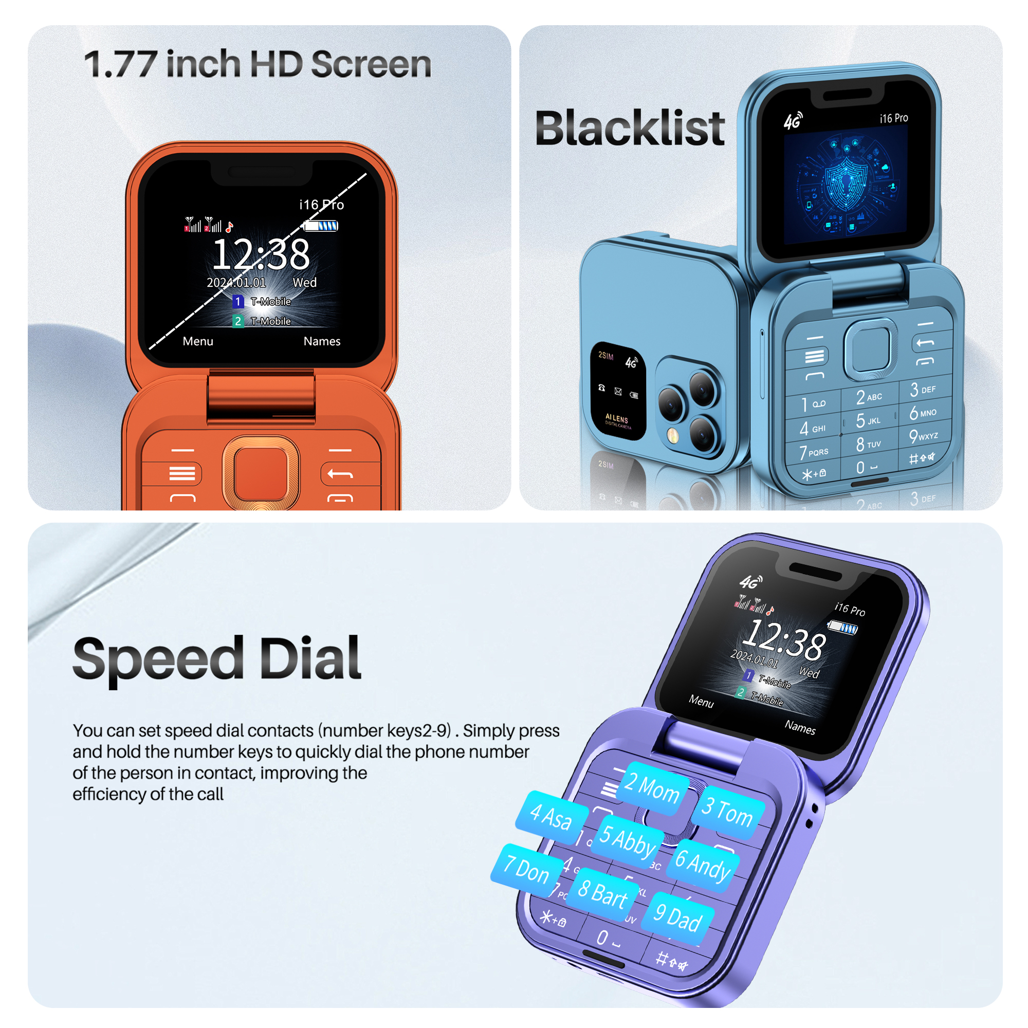 SERVO Mini Flip Mobile Phone S - Phone Cases Verizon recension och pris
