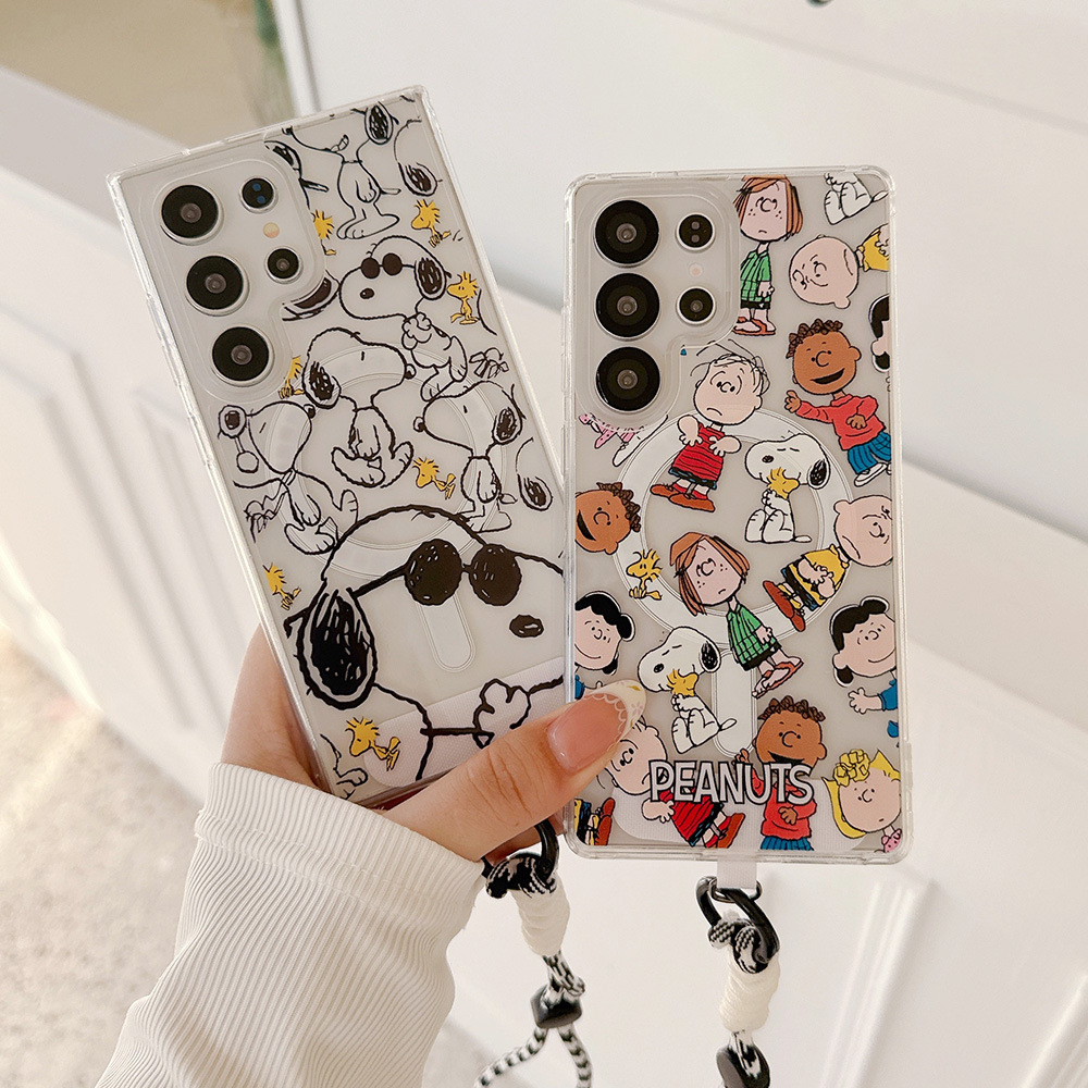 Cute Cartoon Snoopy Charlie Br - Phone Cases Brown recension och pris