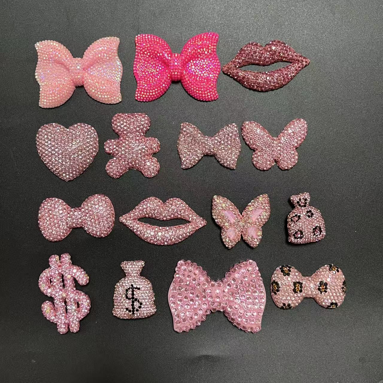 2Pcs Kawaii Bling Pink Diamond - Phone Cases Europe recension och pris