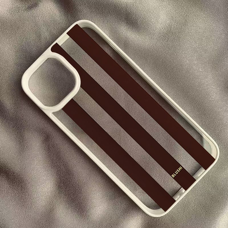Clear Brown Stripes Phone Case - Phone Cases Brown recension och pris