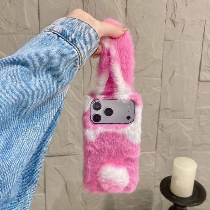 Cute Rabbit Design Fluffy Phon - Phone Cases Iphone 16 recension och pris